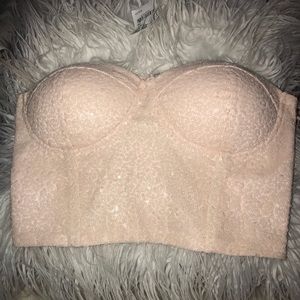 Light pink crop top